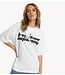 Refined Department T-shirt ladies knitted oversized t-shirt MAGGY WHITE