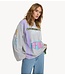 Refined Department Top ladies knitted oversized longsleeve WINNIE GREY MELANGE