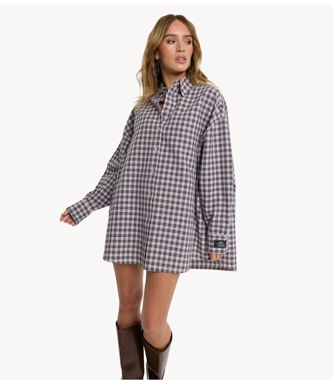 Refined Department Blouse ladies woven oversized check blouse LOLAY CHECK