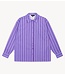 Refined Department Blouse ladies woven overzized stripe blouse JAZZY LILAC