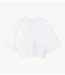 Refined Department Trui ladies knitted cropped shortsleeve sweater ROMEE WHITE