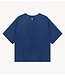 Alix The Label T-shirt ladies knitted raglan t-shirt night blue