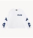 Alix The Label T-Shirt ladies knitted patch longsleeve t-shirt soft white