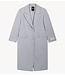 Alix The Label Blazer ladies woven pinstripe coat light grey