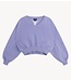 Alix The Label Trui ladies knitted cutseam v-neck sweater lilac
