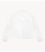 Alix The Label Blouse ladies woven cropped subtle satin blouse soft white