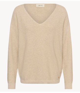 Cream Trui CRSillar Pullover oat melange nature