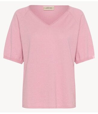 Cream Top CRRomane Knit Blouse Pink Nectar