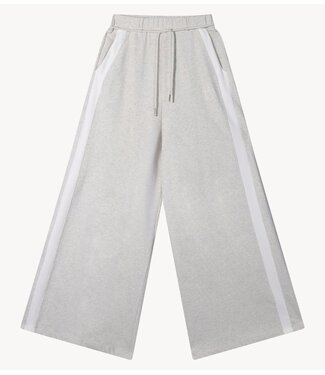 10DAYS Broek super wide leg jogger soft white melee