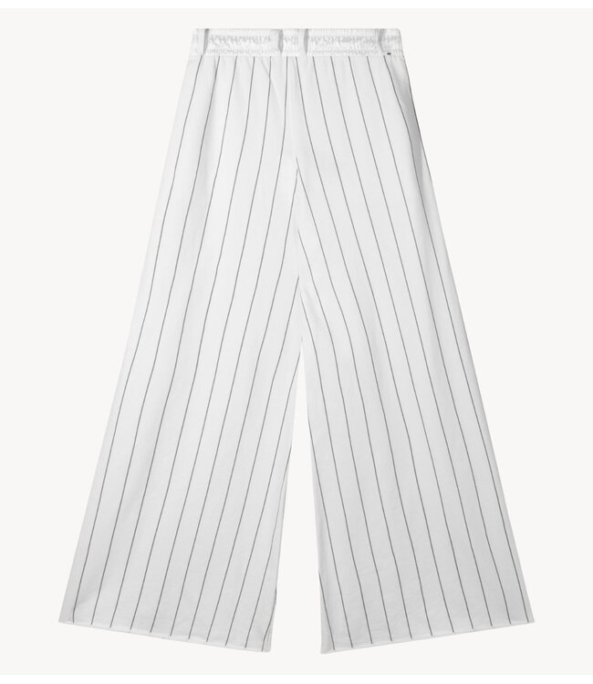 10DAYS Broek wide jogger pinstripe ecruXL