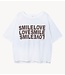 10DAYS Top smile love tee white