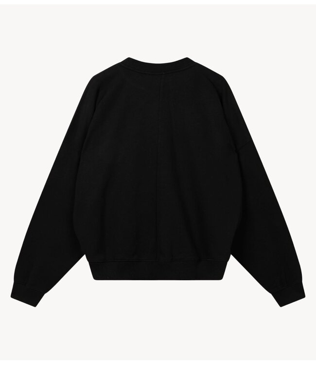 10DAYS Trui sweater pleat black