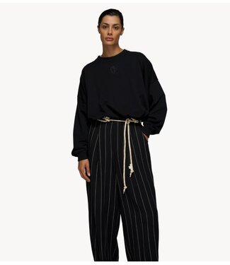 10DAYS Trui sweater pleat black