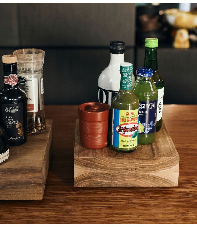 HKLIVING Plateau Teak cube, medium