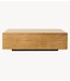 HKLIVING Plateau Teak cube, large