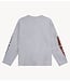 Alix The Label T-Shirt ladies knitted fancy print longsleeve t-shirt light grey melange