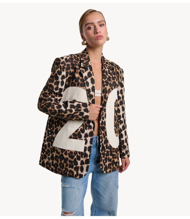 Alix The Label Blazer ladies woven big 2014 animal blazer animal