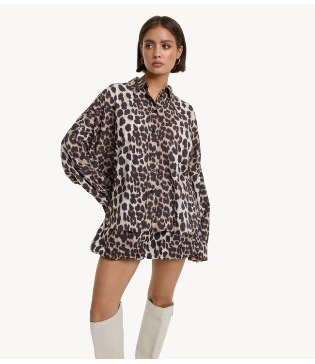 Alix The Label Blouse ladies woven animal blouse animal