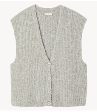 American Vintage Gilet Zolly HEATHER GREY GRISCH