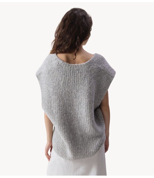 American Vintage Gilet Zolly HEATHER GREY GRISCH