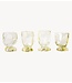 HKLIVING Glazen Nienke Sikkema for HKLIVING: glasses, citrine (set of 4)