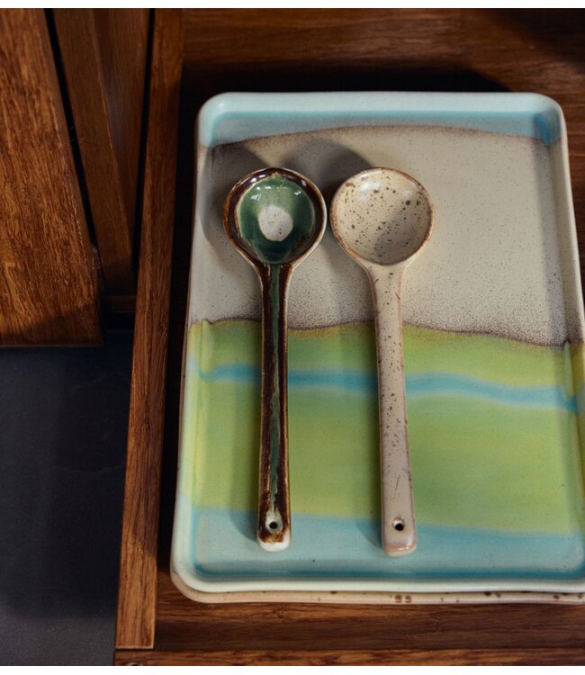 HKLIVING Dienblad 70s ceramics: large tray, glint