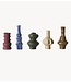 HKLIVING 70s ceramics: small vases, palette (set of 5)