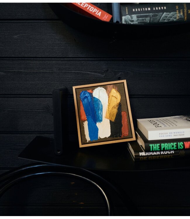 HKLIVING Wanddecoratie Framed artwork, moonlight strokes (18x20cm)