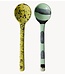 HKLIVING Opscheplepel 70s ceramics: serving spoons, mines (set of 2)