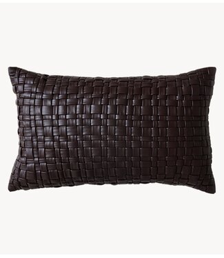HKLIVING Kussen Woven cushion, chocolate brown (50x30cm)