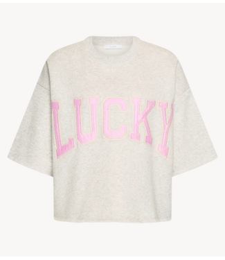 BY-BAR Top willow lucky top light grey melee