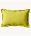 HKLIVING Kussen Linen cushion, lemongrass (50x30cm)