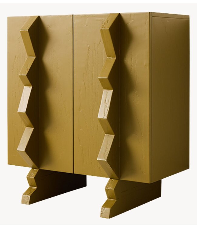 HKLIVING Kast Forma cupboard, olive green