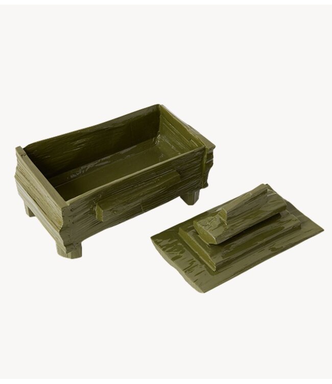 HKLIVING Opberger Teun Zwets for HKLIVING: trinket box, moss