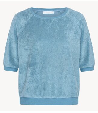 BY-BAR Top neva slub top blue stone