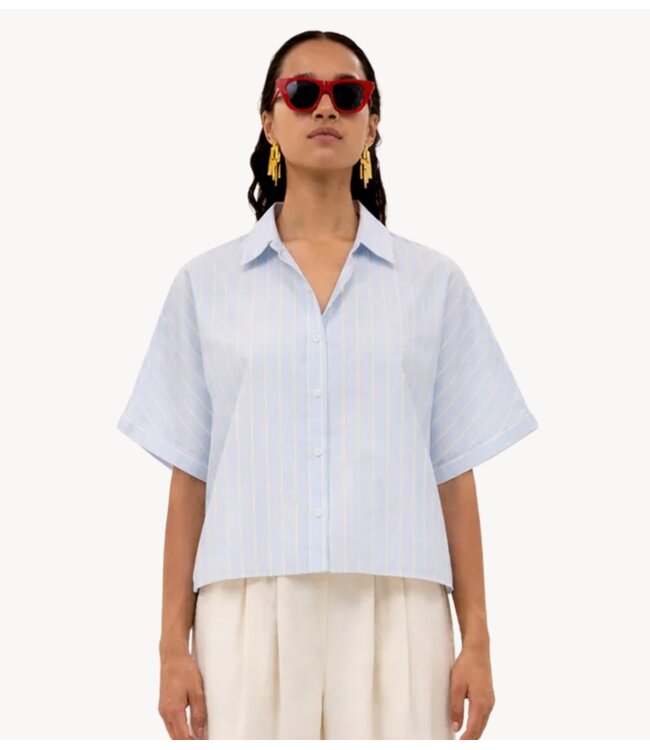 BY-BAR Blouse sunny stripe blouse sintra blue stripe