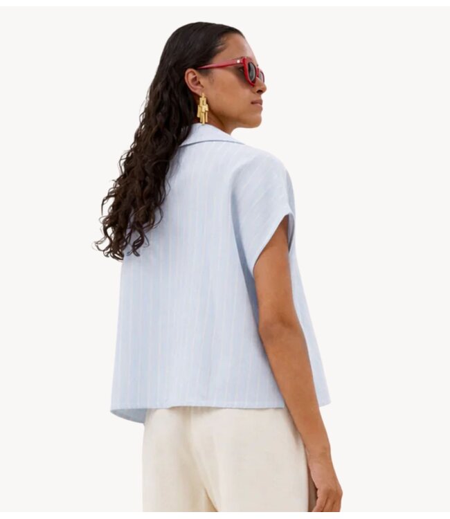 BY-BAR Blouse sunny stripe blouse sintra blue stripe
