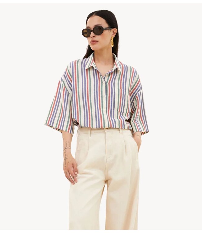 BY-BAR Blouse pilar multi stripe blouse multi stripe
