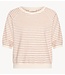 BY-BAR Top neva heavy jersey stripe top sunset rose stripe