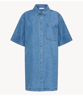 BY-BAR Jurk lexia denim dress medium denim