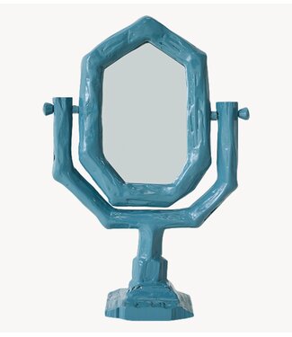 HKLIVING Spiegel Teun Zwets for HKLIVING: dressing table mirror, petrol