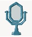 HKLIVING Spiegel Teun Zwets for HKLIVING: dressing table mirror, petrol