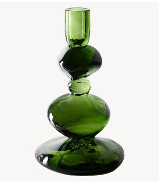 HKLIVING Kaarsenhouder Nienke Sikkema for HKLIVING: candle holder medium, emerald