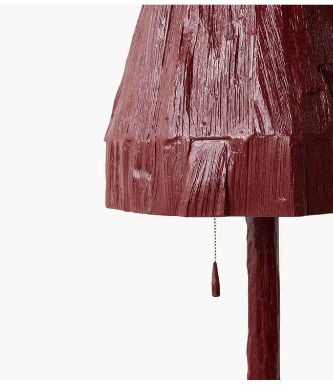 HKLIVING Vloerlamp Teun Zwets for HKLIVING: floor lamp, burgundy