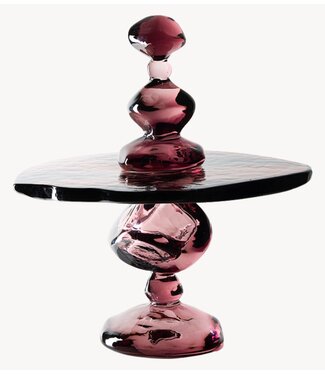 HKLIVING Schaal Nienke Sikkema for HKLIVING: jewel cake stand, amethyst