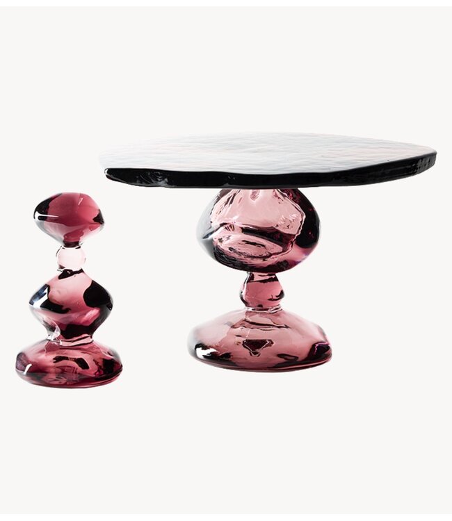 HKLIVING Schaal Nienke Sikkema for HKLIVING: jewel cake stand, amethyst