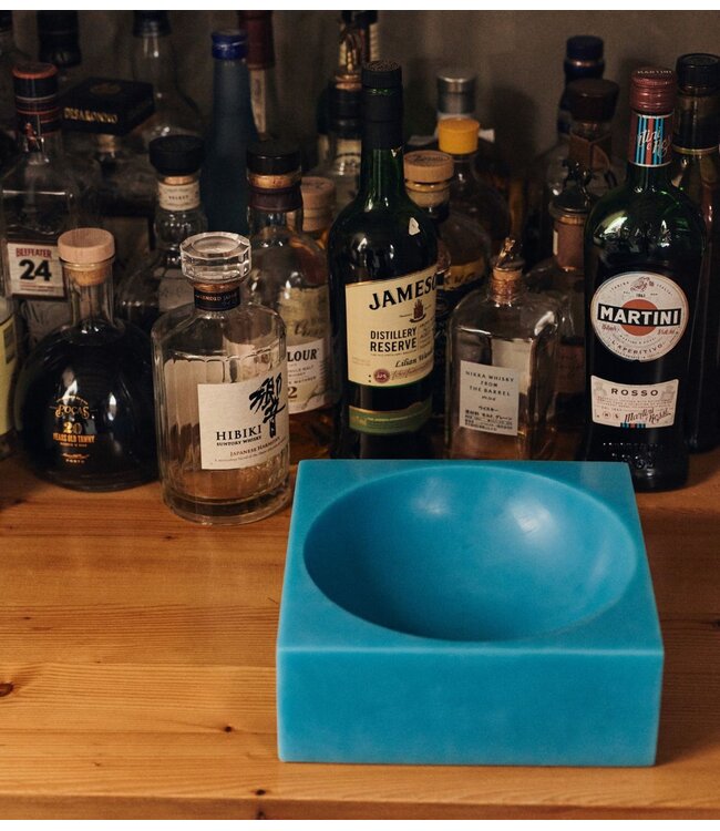 HKLIVING Schaal Pop cube large, blue