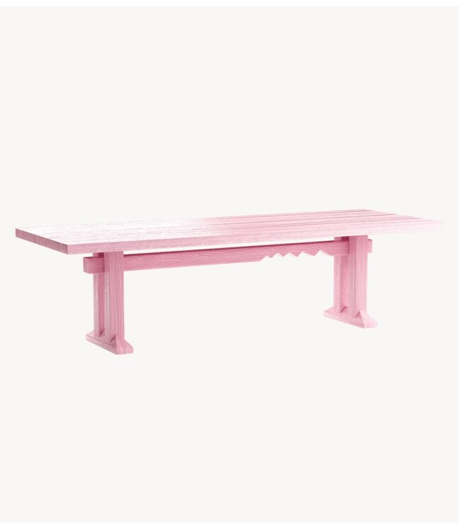 HKLIVING Tafel Forma dining table 280cm, very pink
