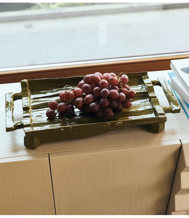 HKLIVING Dienblad Teun Zwets for HKLIVING: tray, moss