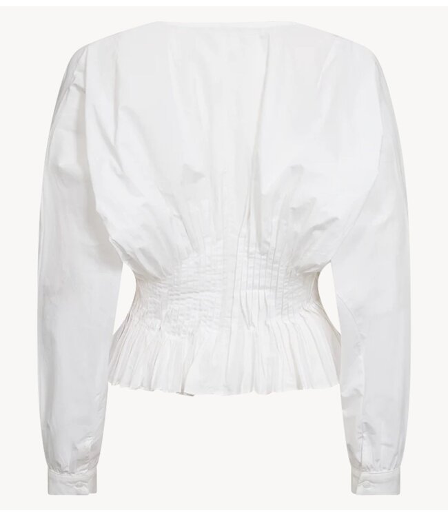 Copenhagen Muse Blouse CMPOPLIN-BLOUSE BRIGHT WHITE